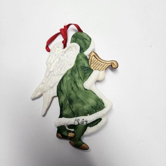 Vintage Ceramic Set of Two Christmas Ornaments - Picture 3 of 5